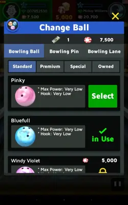 Bowling King The Real Match android App screenshot 2